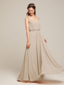 Alicepub Chiffon Bridesmaid Dress Long Tank Top Prom Evening Formal Gown Sleeveless