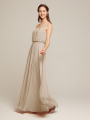 Alicepub Chiffon Bridesmaid Dress Long Tank Top Prom Evening Formal Gown Sleeveless