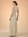 Alicepub Chiffon Bridesmaid Dress Long A-Line Party Prom Gown